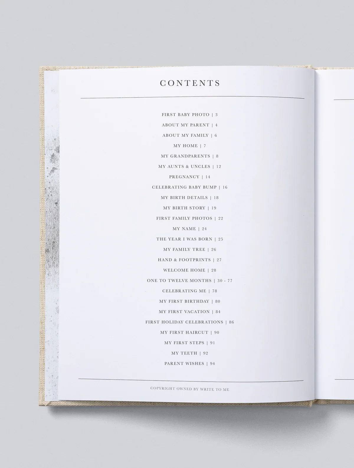 Baby. First Year Of You. Oatmeal