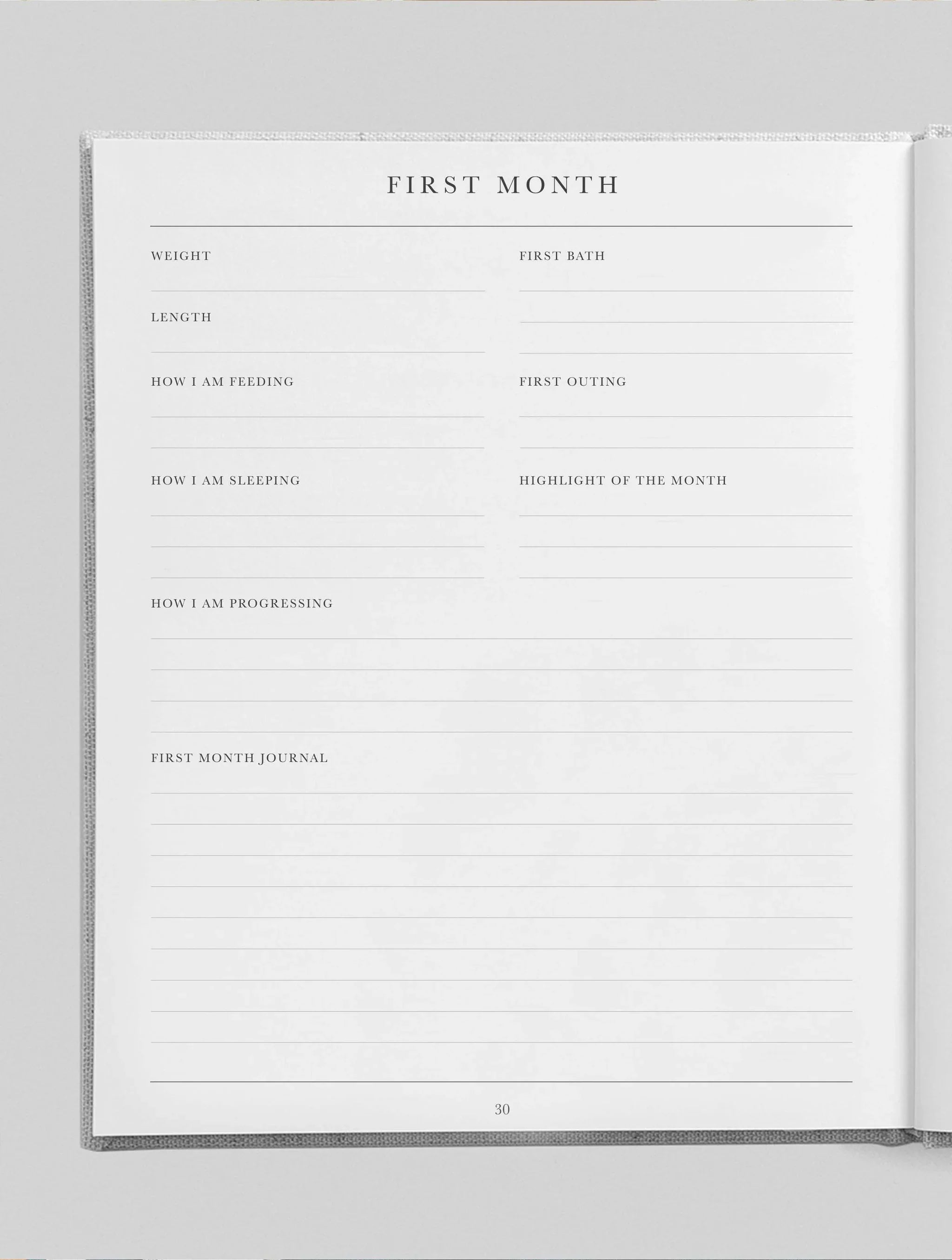 Baby. First Year Of You. Seafoam