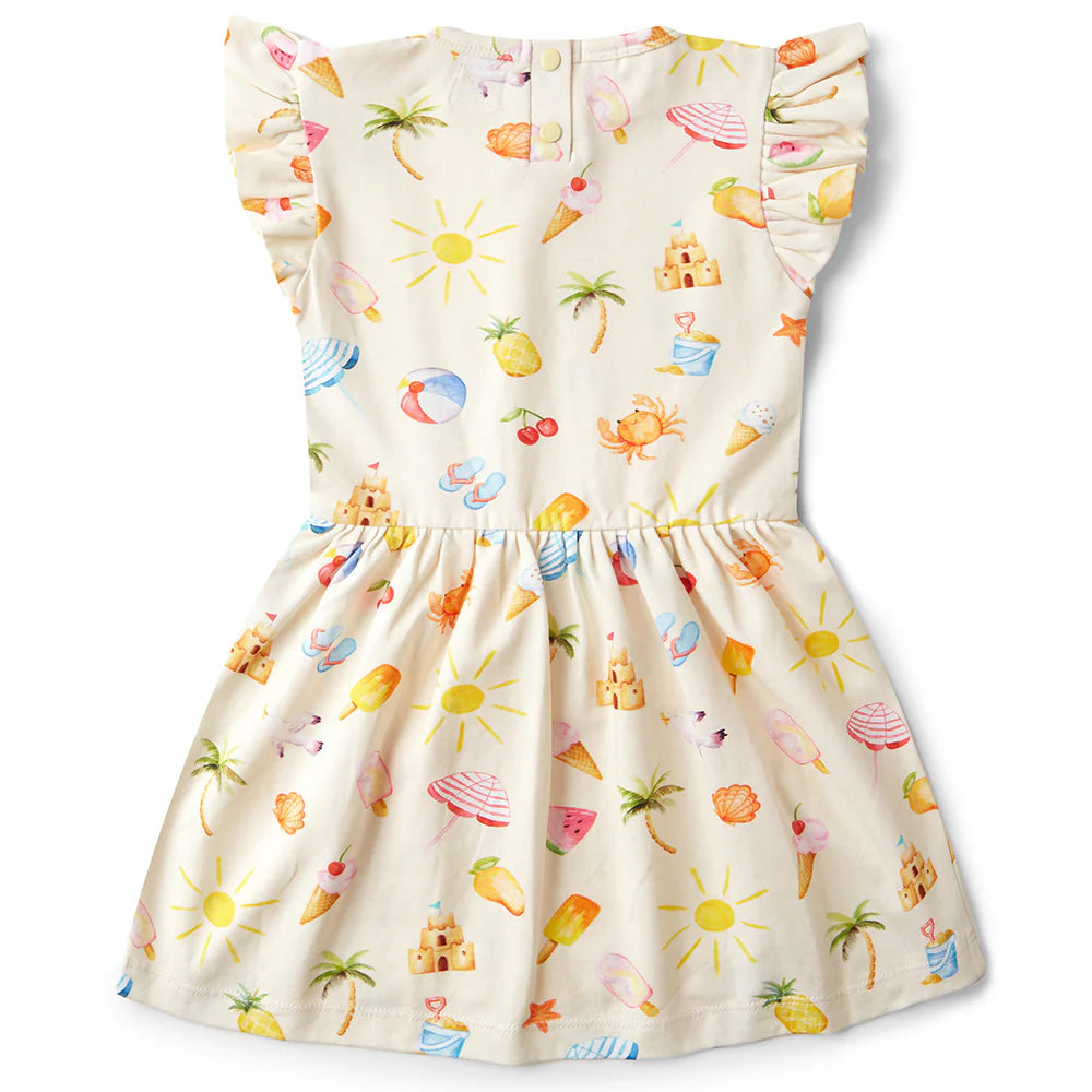 Beach Fun Short Sleeve Organic Dress