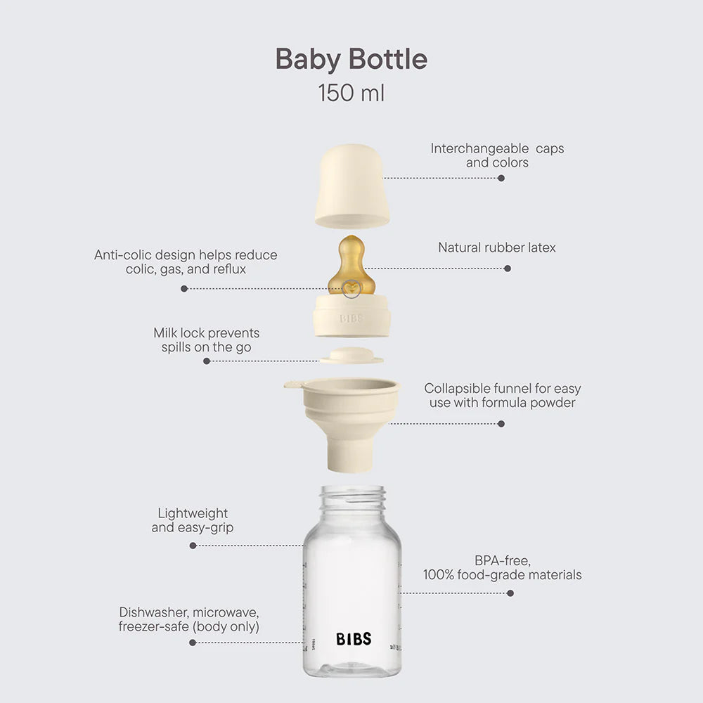 Baby BPA-Free PP Bottle Set 150ml Latex
