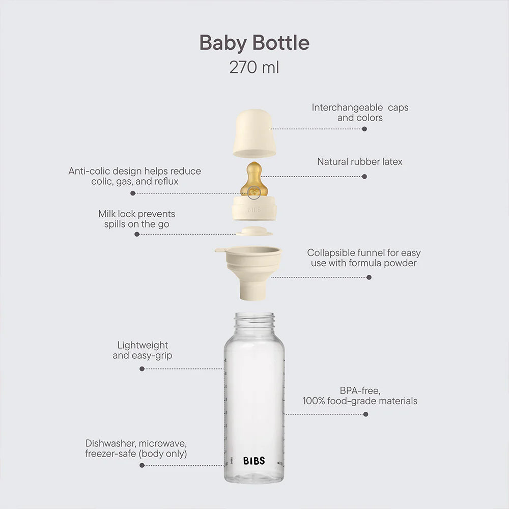 Baby BPA-Free PP Bottle Set 270ml Latex