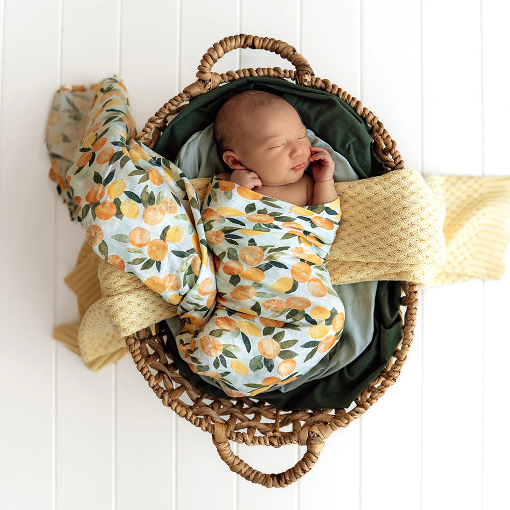 Citrus Squeeze Organic Muslin Wrap