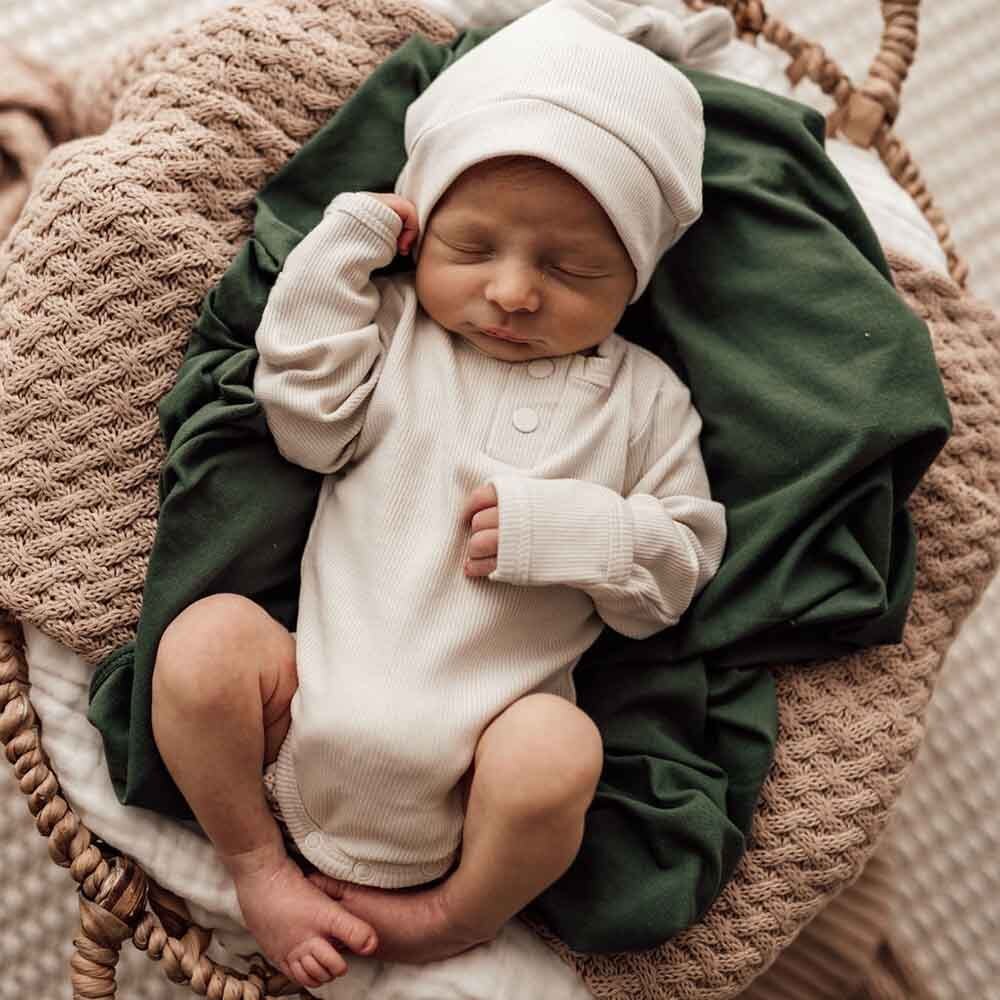 Halo Long Sleeve Organic Bodysuit