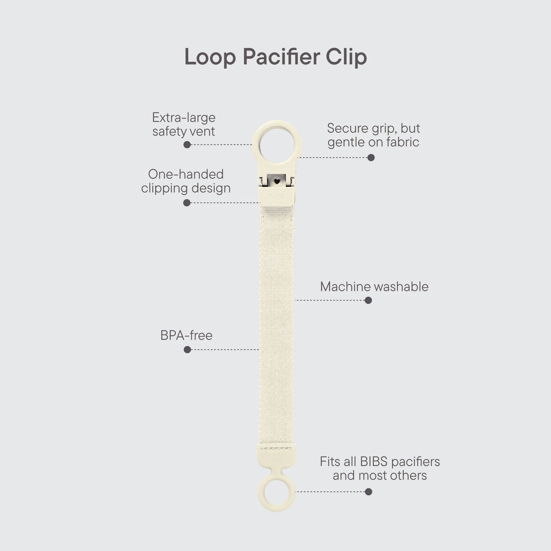Pacifier Clip Loop