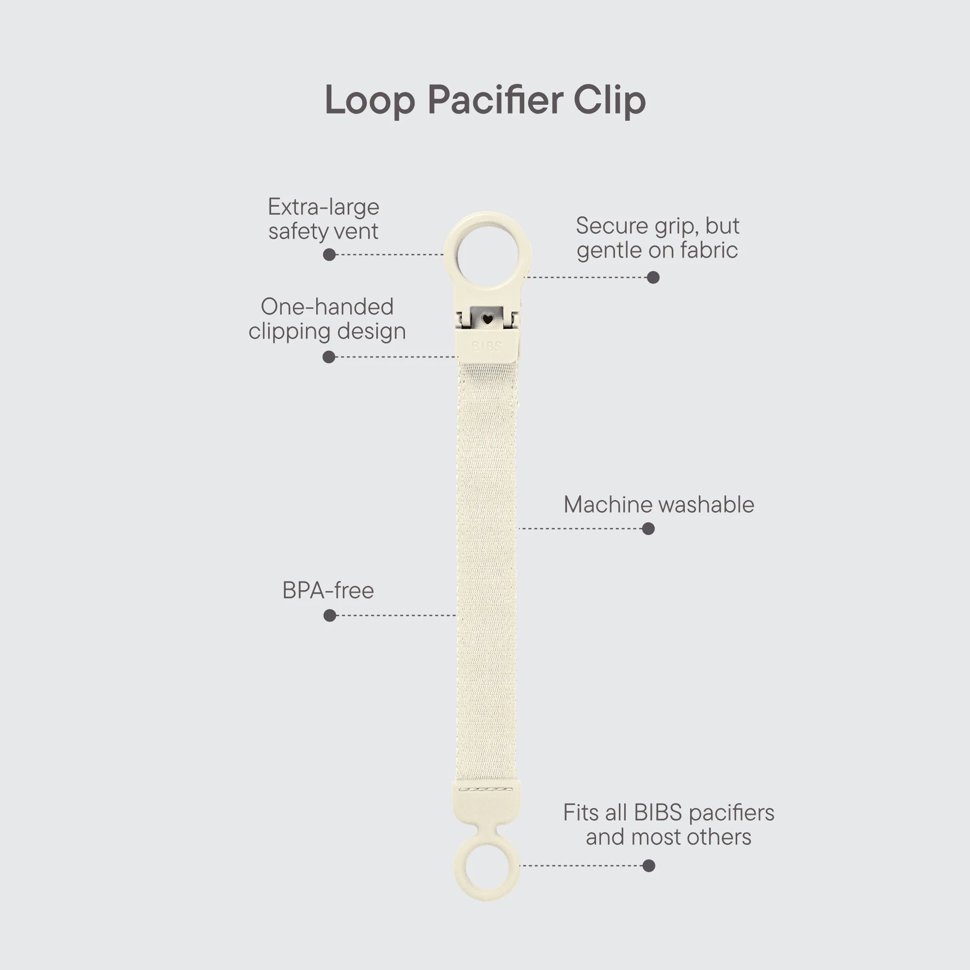 Pacifier Clip Loop