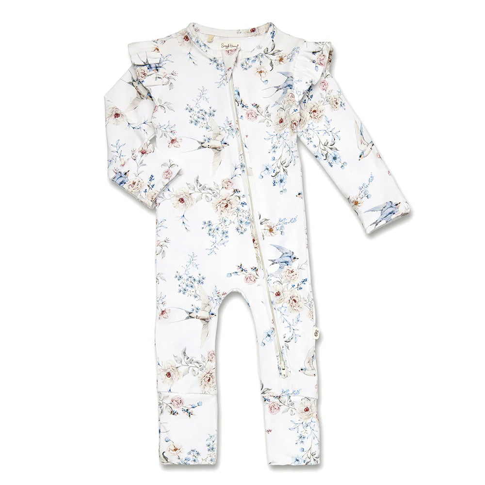Sweet Swallows Organic Snugglesuit Convertible Romper