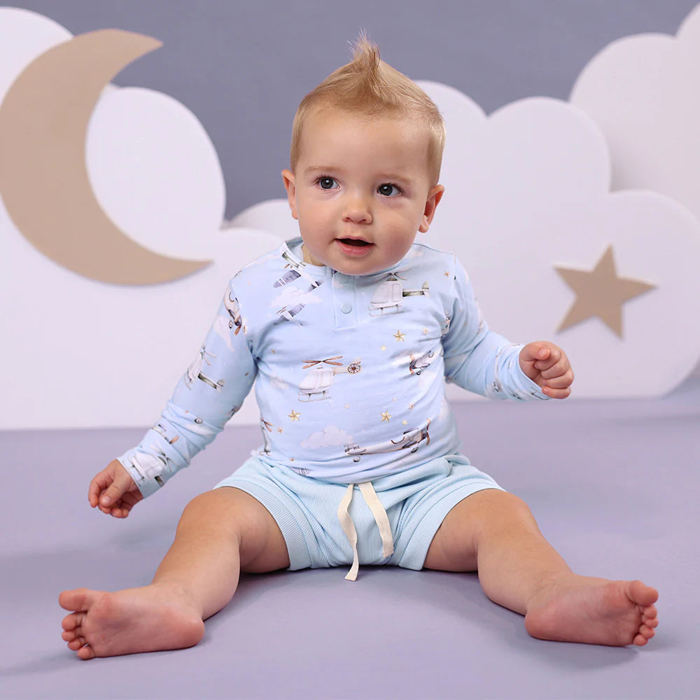 Taking Flight Long Sleeve Organic Bodysuit