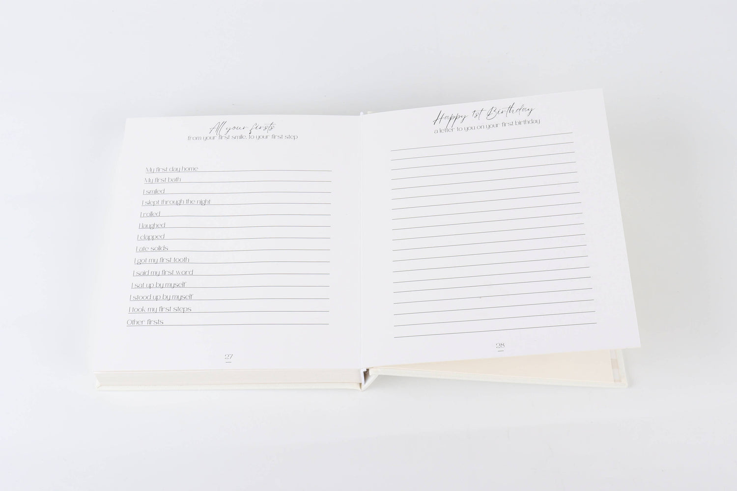 Keepsake Photo Album - 12 Months of You