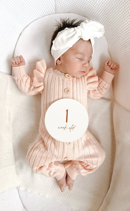 Silicone Milestone Set - Vanilla Set