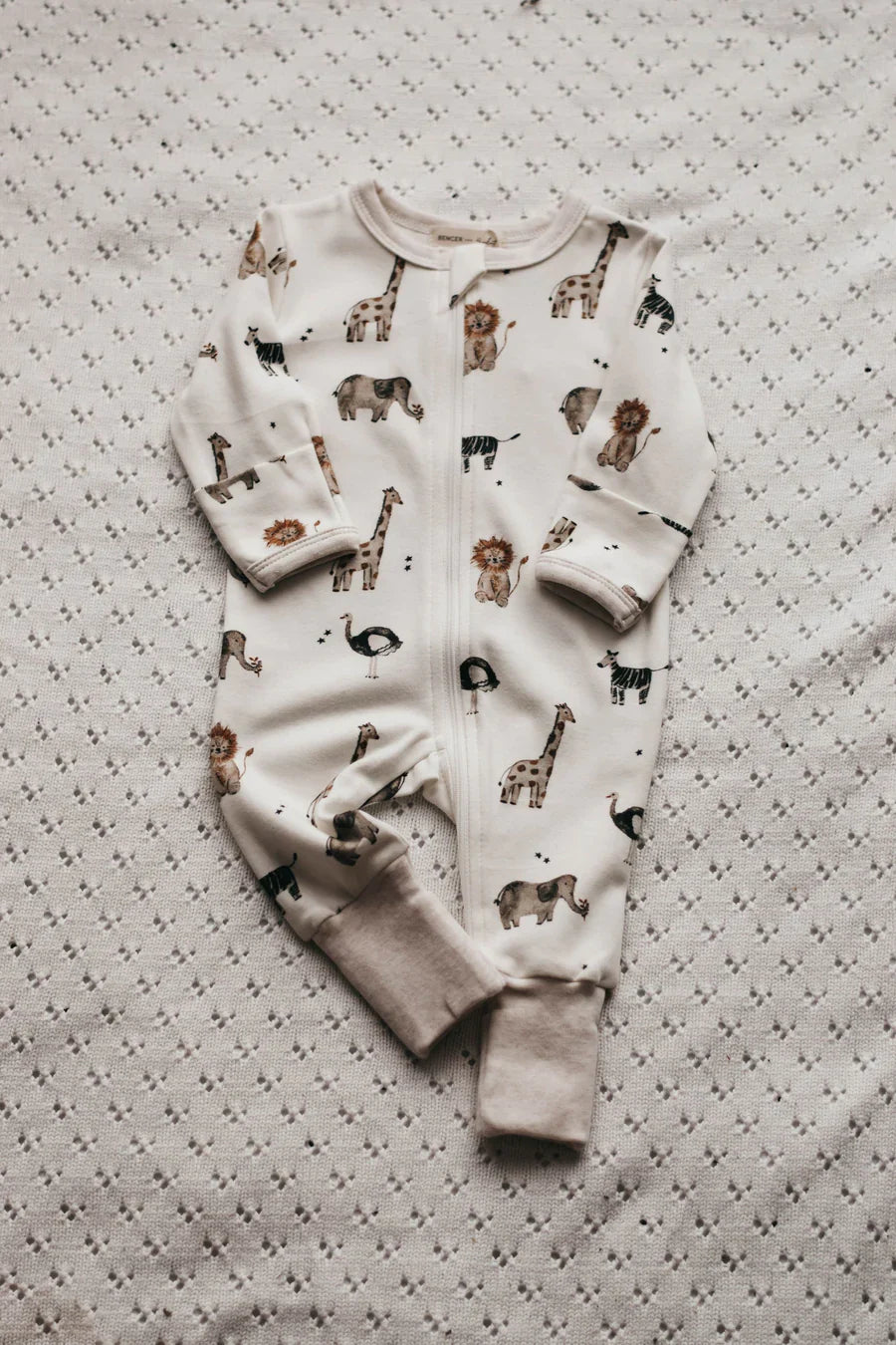 Paul Oatmeal Zip Suit