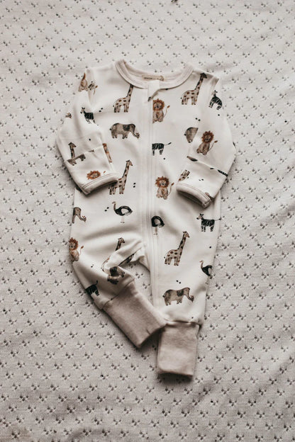 Paul Oatmeal Zip Suit