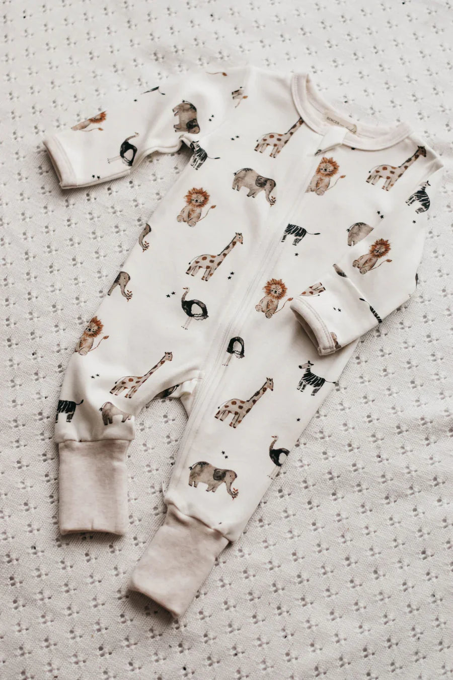 Paul Oatmeal Zip Suit