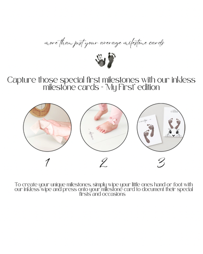 ‘My First’ Edition - Inkless Milestone Cards