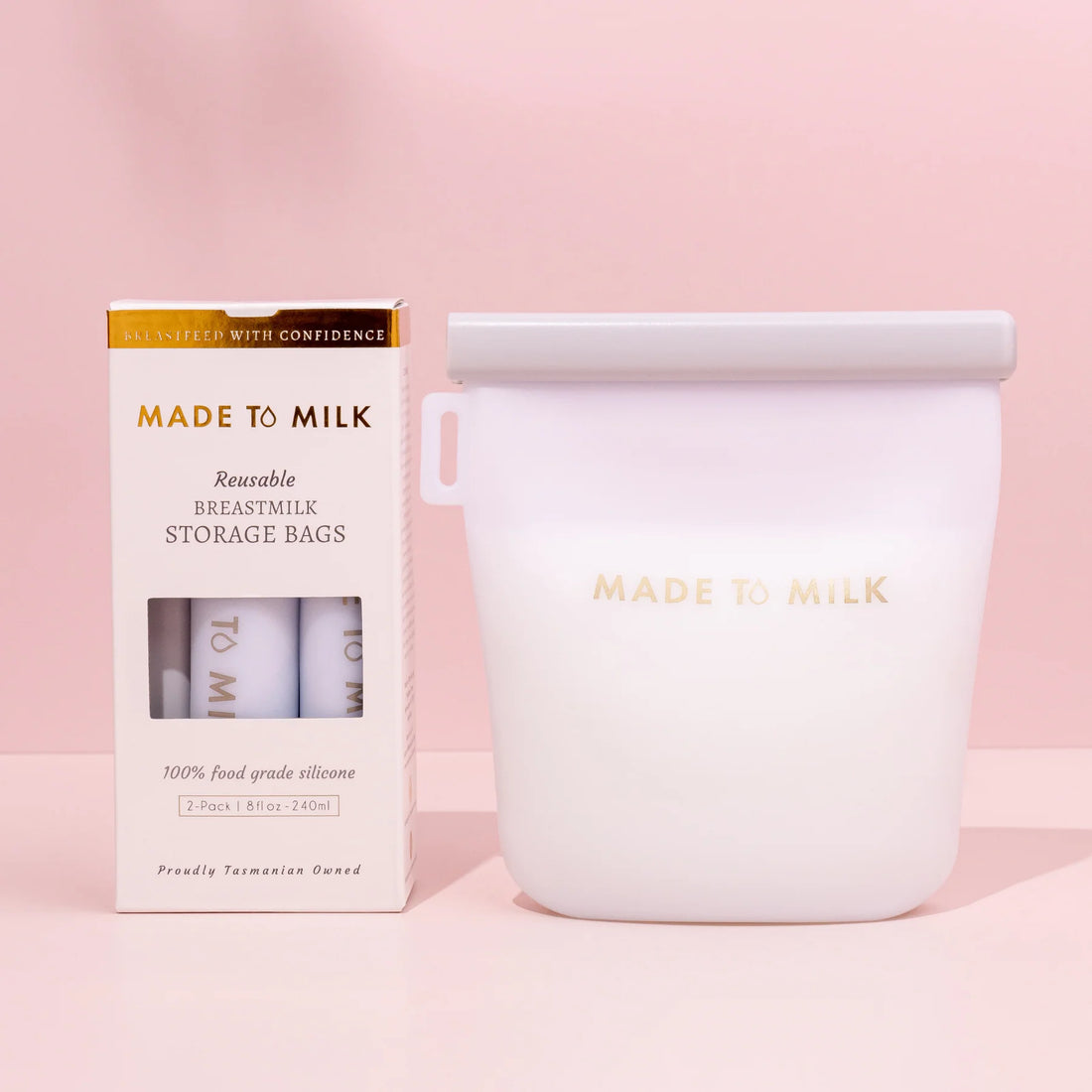Made To Milk - Reusable Breastmilk Storage Bags 2 Pack