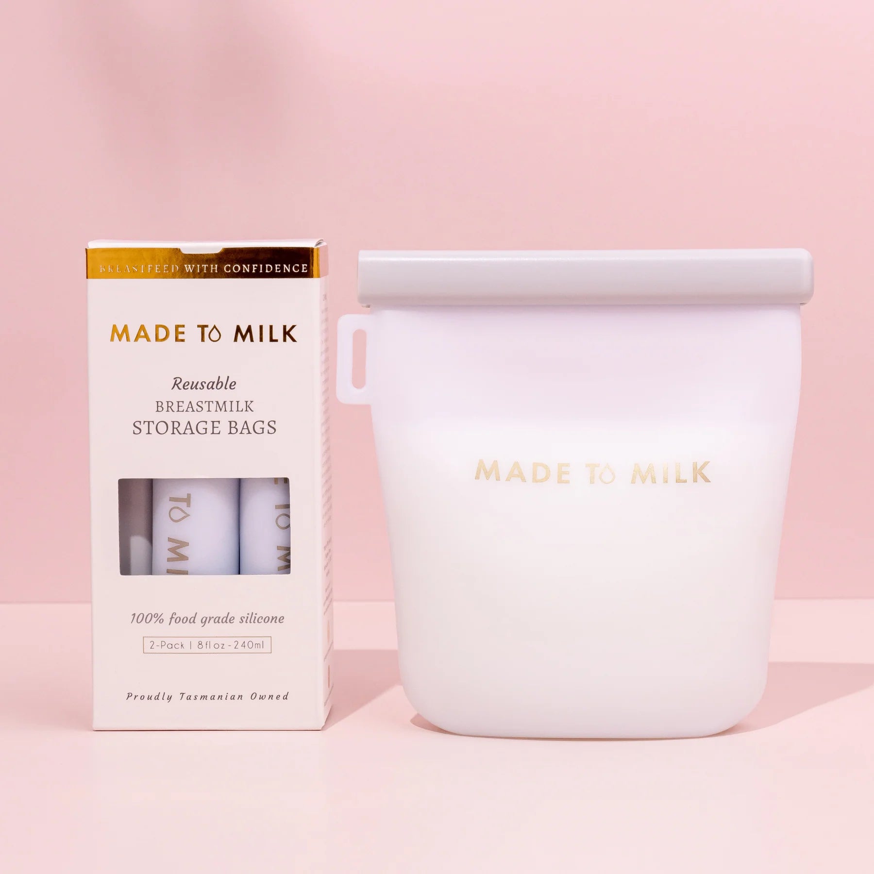 Made To Milk - Reusable Breastmilk Storage Bags 2 Pack
