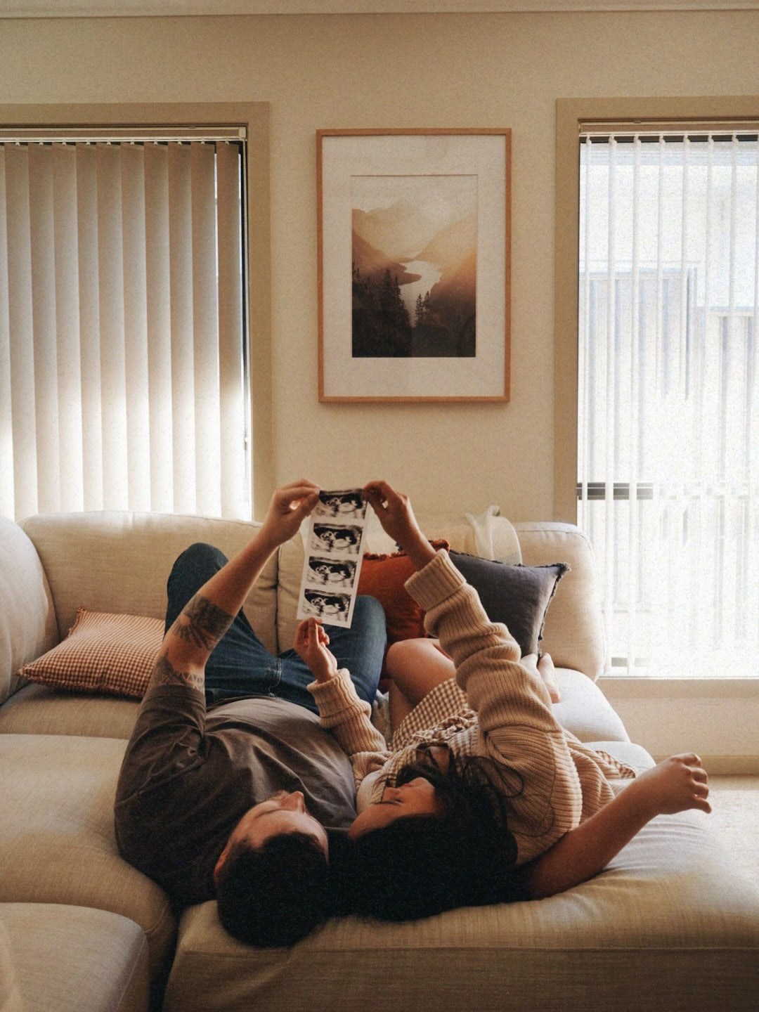 Ultrasound Pregnancy Announcement Photo Strips