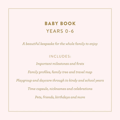 Baby Book - Broderie