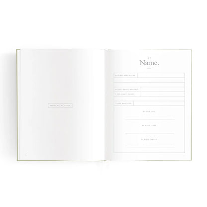 Mini Baby Book - Sage