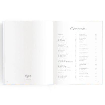 Baby Book - Cloud Stripe