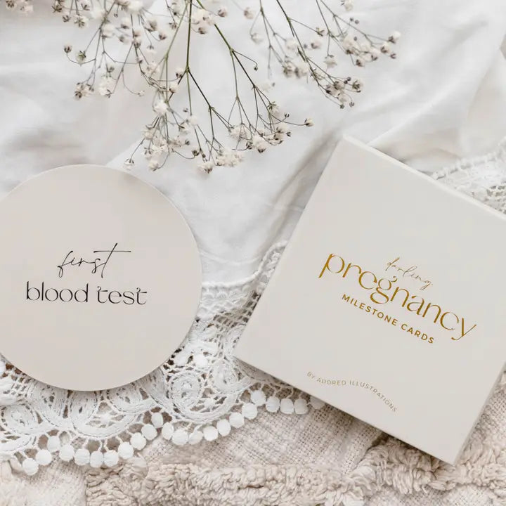 Darling Pregnancy Milestone Cards