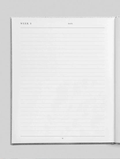 Bump. My Pregnancy Journal. Light Grey