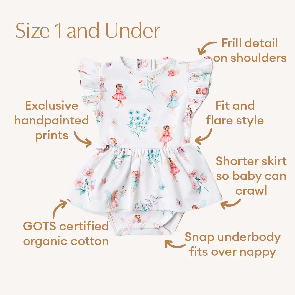 Fairy Garden Short Sleeve Organic Dress