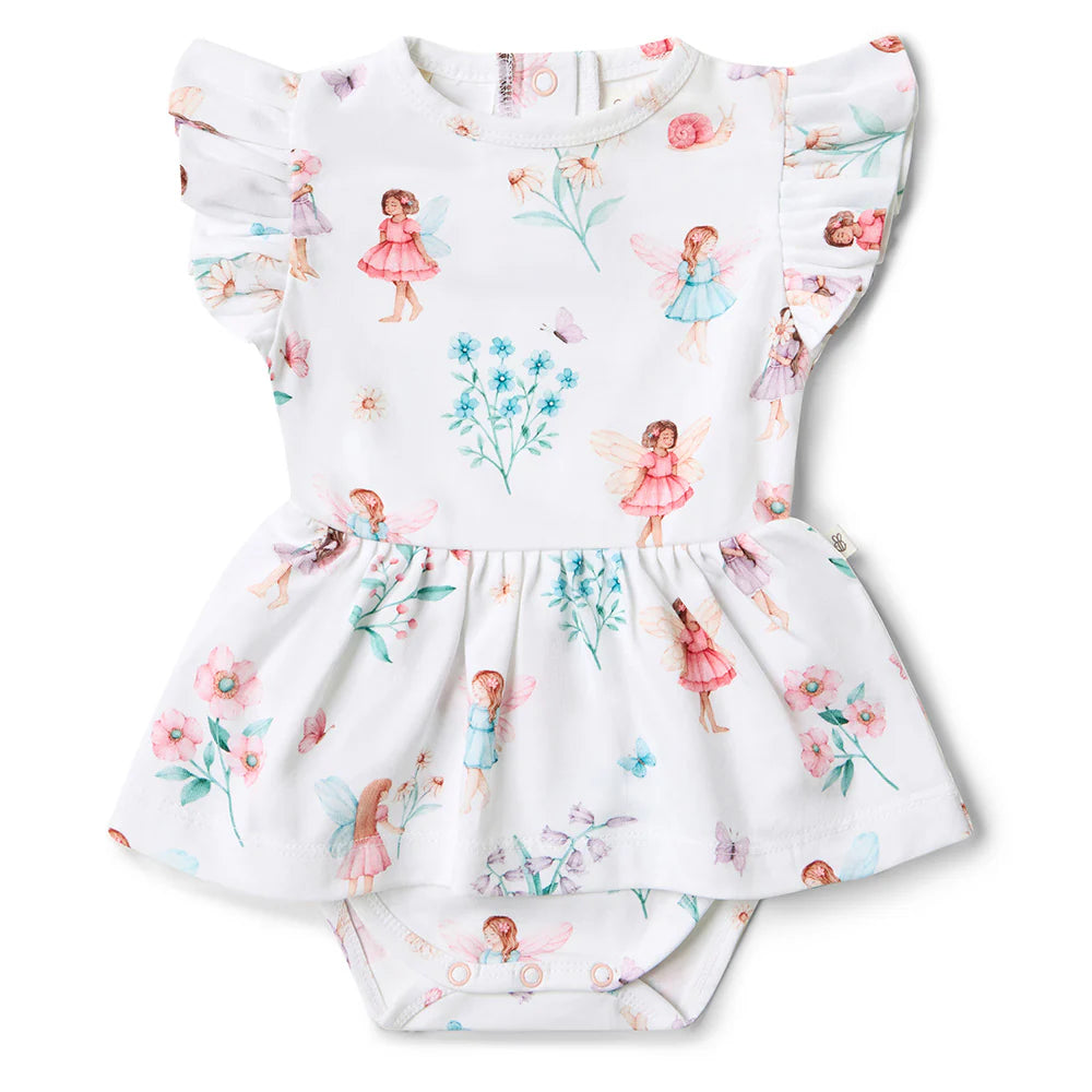 Fairy Garden Short Sleeve Organic Dress