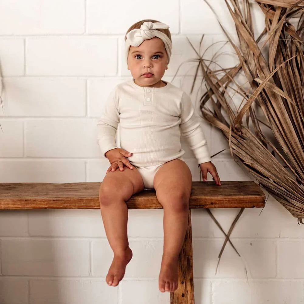 Halo Long Sleeve Organic Bodysuit