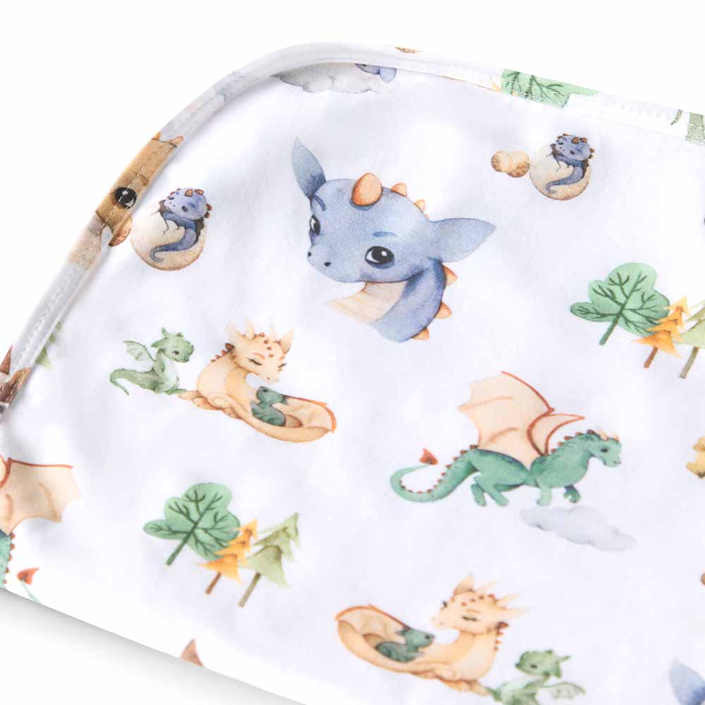 Dragon Organic Jersey Wrap &amp; Beanie Set