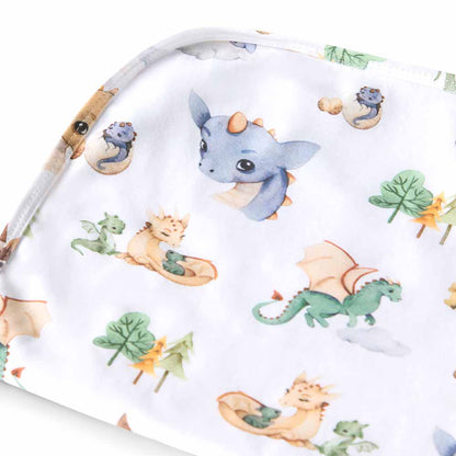 Dragon Organic Jersey Wrap &amp; Beanie Set