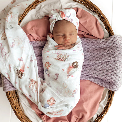 Mermaid Organic Muslin Wrap
