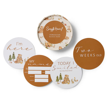 Bears &amp; Bronze Reversible Milestone Cards