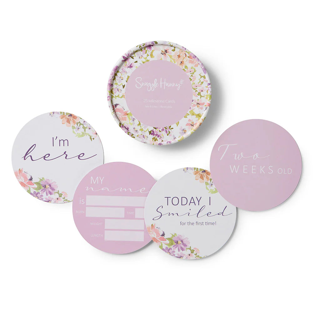 Isla & Lilac Reversible Milestone Cards