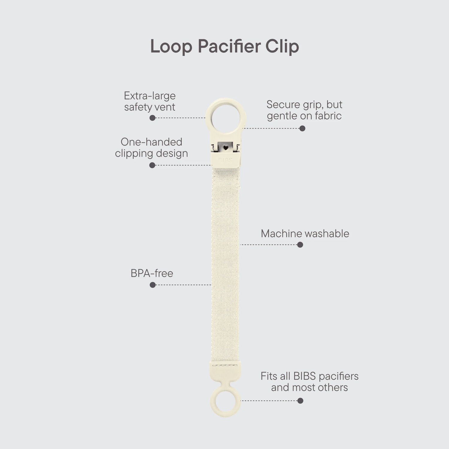Pacifier Clip Loop