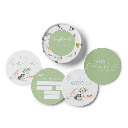 Dog Park &amp; Seedling Reversible Milestone Cards