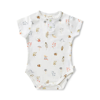 Garden Friends Short Sleeve Organic Bodysuit
