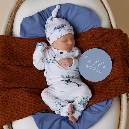 Ocean &amp; Indigo Reversible Milestone Cards