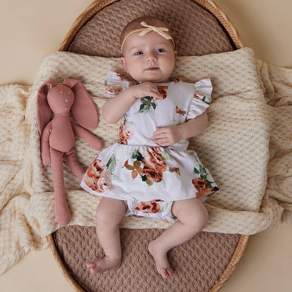 Rosebud Short Sleeve Organic Dress