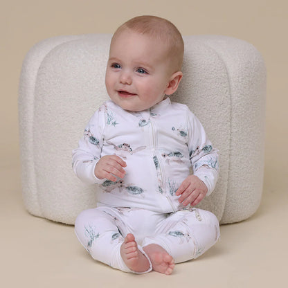 Turtle Organic Snugglesuit Convertible Romper