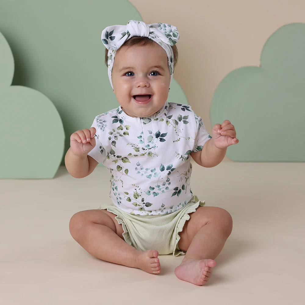 Eden Short Sleeve Organic Bodysuit