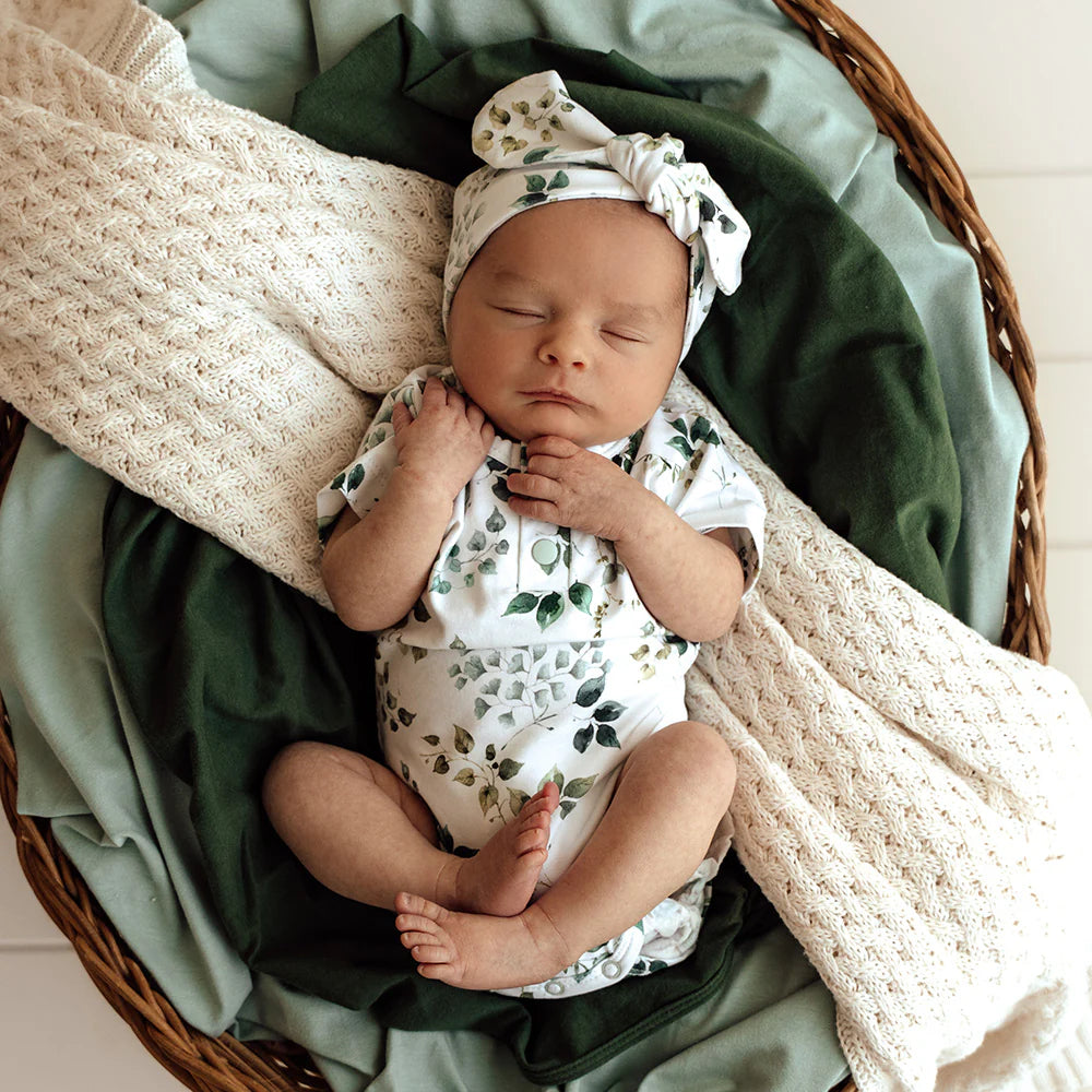 Eden Short Sleeve Organic Bodysuit