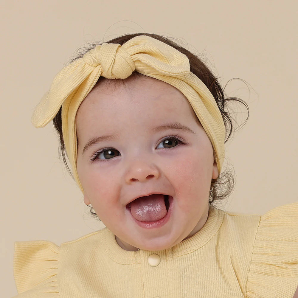 Sunlight Ribbed Organic Topknot