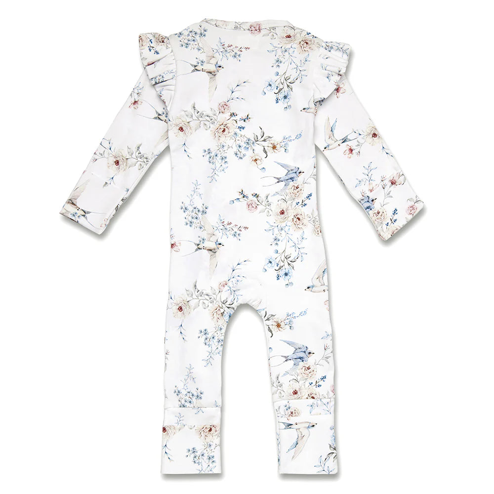 Sweet Swallows Organic Snugglesuit Convertible Romper