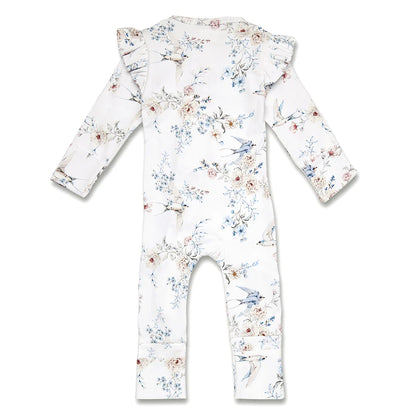 Sweet Swallows Organic Snugglesuit Convertible Romper