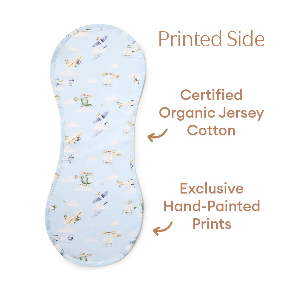 Taking Flight Organic Cotton Burp Cloth