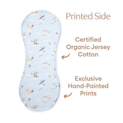 Taking Flight Organic Cotton Burp Cloth
