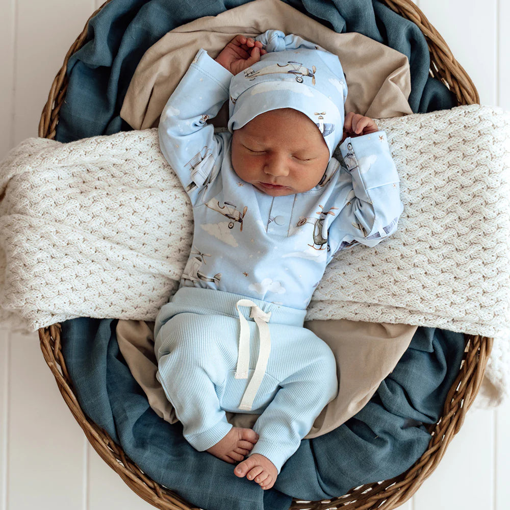 Taking Flight Long Sleeve Organic Bodysuit