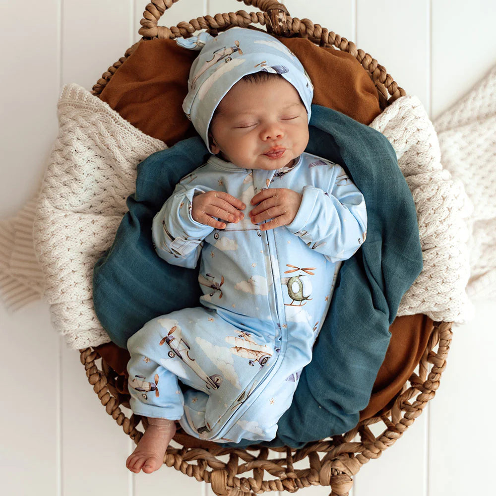 Taking Flight Organic Snugglesuit Convertible Romper