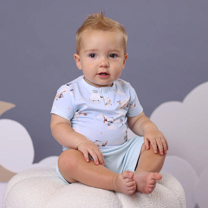 Taking Flight Short Sleeve Organic Bodysuit