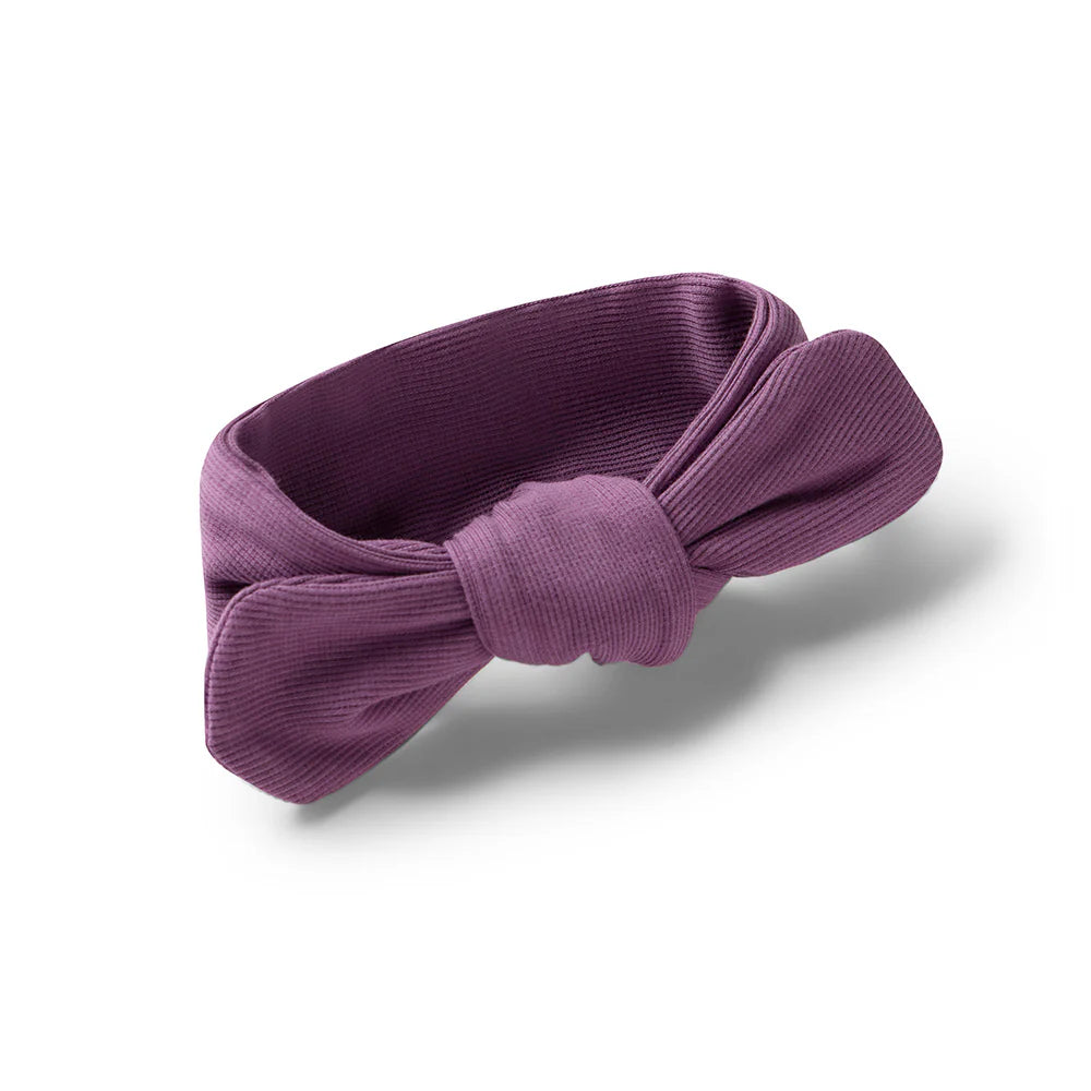 Mulberry Ribbed Organic Topknot
